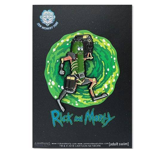 Zen Monkey: Pickle Rick's Laser Cannon - Rick and Morty Enamel Pin - for just $7.67! 