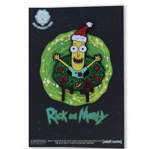 Zen Monkey: Poopy Butthole Wreath - Rick and Morty Enamel Pin - Just $3.99! Shop now at Retro Gaming of Denver