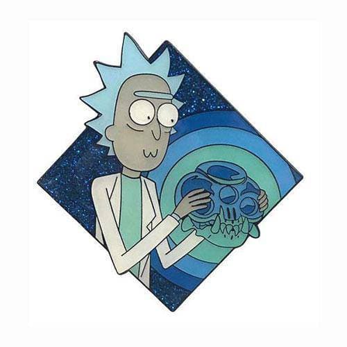 Zen Monkey: Rick Holding The Crystal Skull (SEASON 4 | EPISODE 3) - Rick and Morty Enamel Pin - Just $10! Shop now at Retro Gaming of Denver