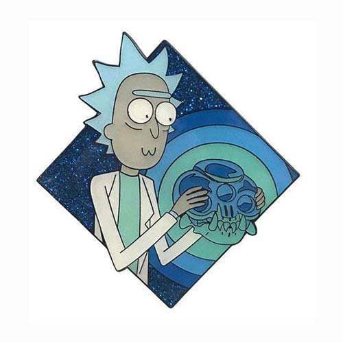 Zen Monkey: Rick Holding The Crystal Skull (SEASON 4 | EPISODE 3) - Rick and Morty Enamel Pin - for just $10.67! 
