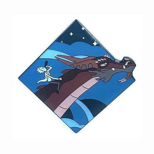 Zen Monkey: Rick Riding Balthromaw(SEASON 4 EPISODE 4) - Rick and Morty Enamel Pin - for just $10.67! 
