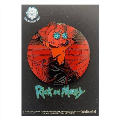 Zen Monkey: **SEASON 4 EPISODE 1** Death Crystal Bound Morty - Rick and Morty Enamel Pin - for just $10.67! 