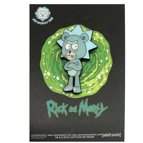 Zen Monkey: SEASON 4 EPISODE 1 Teddy Rick - Rick and Morty Enamel Pin - for just $11.67! 