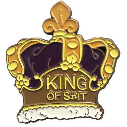 Zen Monkey: **SEASON 4 EPISODE 2** Rick's Crown (King of S#!T) - Rick and Morty Enamel Pin - Just $10! Shop now at Retro Gaming of Denver