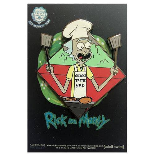 Zen Monkey: The BBQ (Famous Moments) - Rick and Morty Enamel Pin - for just $11.67! 
