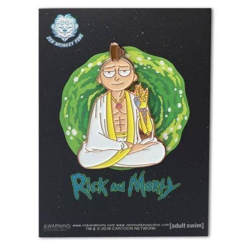 Zen Monkey: The One True Morty - Rick and Morty Enamel Pin - Just $9! Shop now at Retro Gaming of Denver