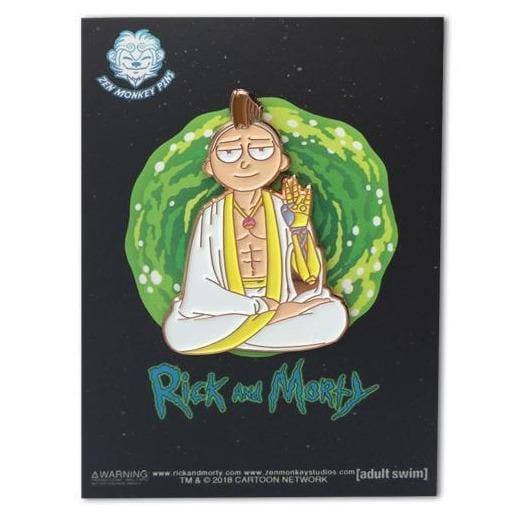 Zen Monkey: The One True Morty - Rick and Morty Enamel Pin - for just $9.67! 