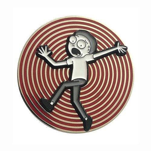 Zen Monkey: Vertigo Morty Spinner - Rick and Morty Enamel Pin - for just $11.67! 
