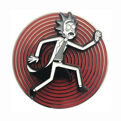 Zen Monkey: Vertigo Rick Spinner - Rick and Morty Enamel Pin - for just $11.67! 
