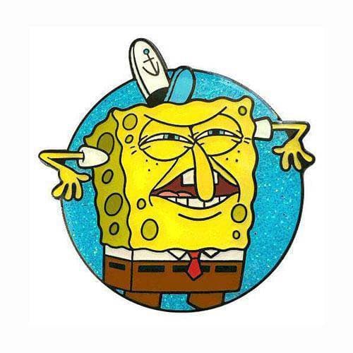 Zen Monkey: "Who Put You On The Planet?" - SpongeBob Squarepants Enamel Pin - for just $10.67! 