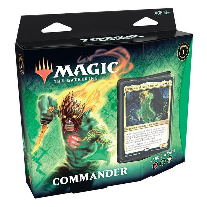 Magic: the Gathering - Zendikar Rising Commander Deck: Land's Wrath - for just $24.99! 