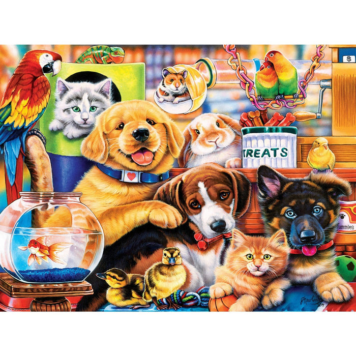 Playful Paws - Home Wanted 300 Piece EZ Grip Jigsaw Puzzle - for just $14.99! 