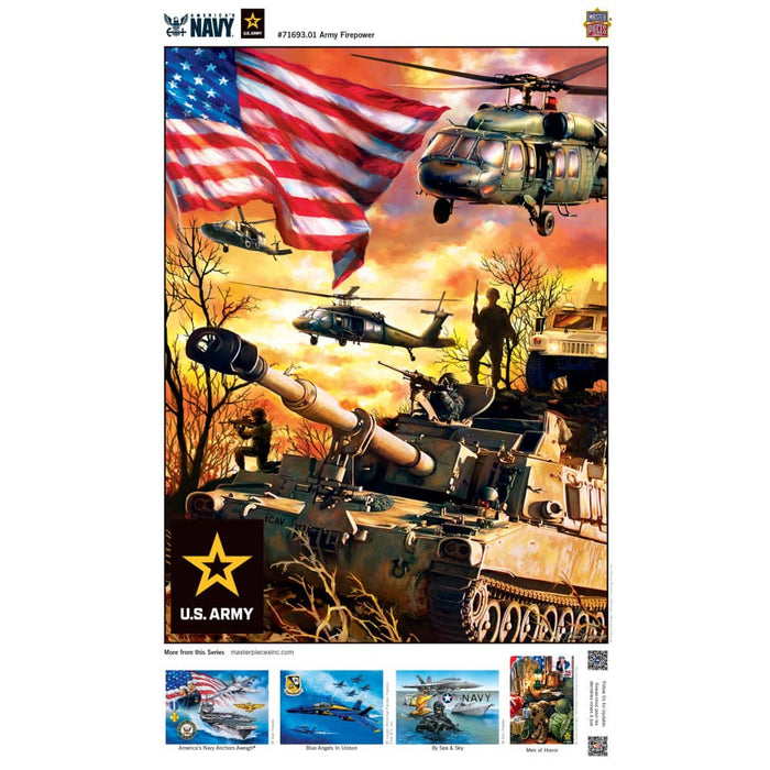U.S. Army - Army Firepower 1000 Piece Jigsaw Puzzle - for just $16.99! 