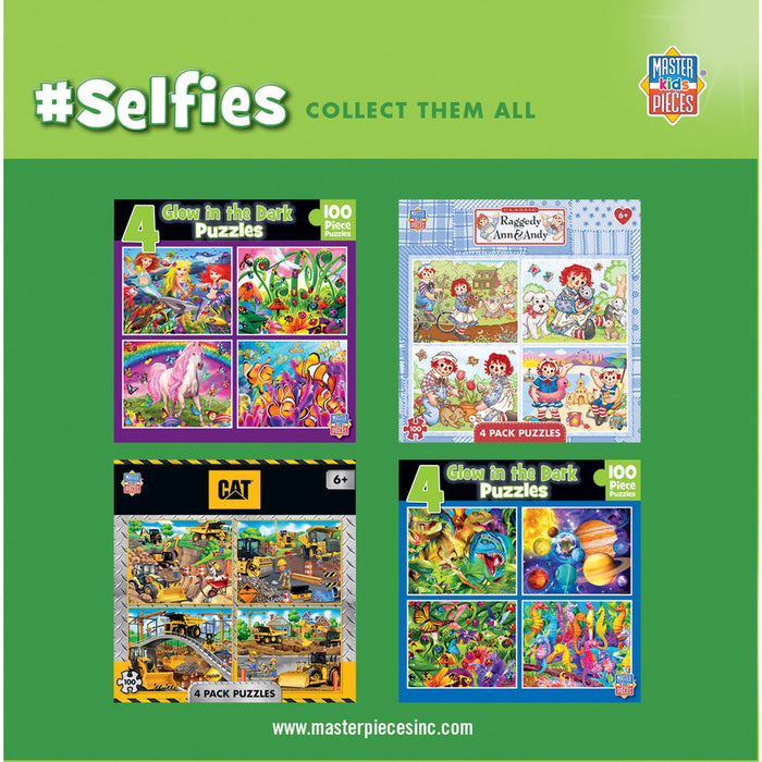 Selfies 100 Piece Jigsaw Puzzles 4-Pack - Just $14.99! Shop now at Retro Gaming of Denver