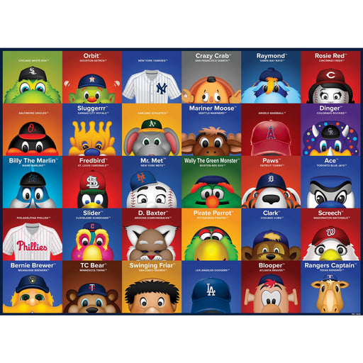 MLB Mascots 100 Piece Jigsaw Puzzle - Just $14.99! Shop now at Retro Gaming of Denver