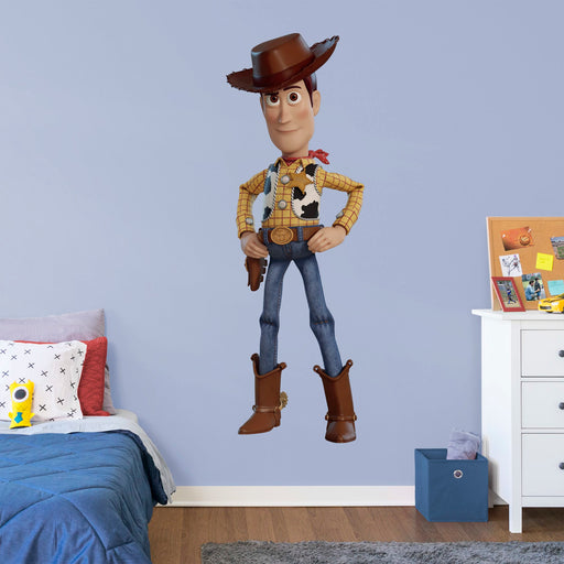 Toy Story 4: Woody - Officially Licensed Disney/PIXAR Removable Wall Graphic - Premium Vinyl Die-Cut Character - Just $69.99! Shop now at Retro Gaming of Denver