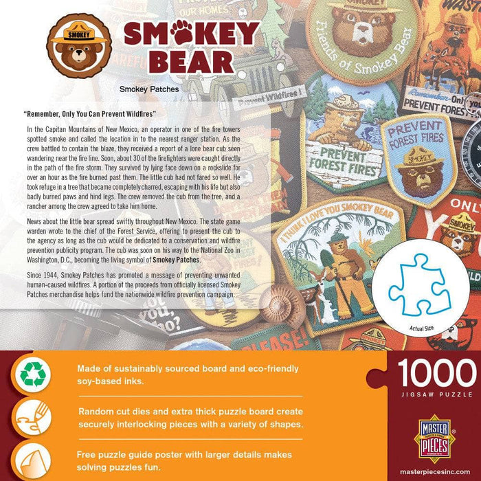Smokey Bear Patches 1000 Piece Jigsaw Puzzle - for just $16.99! 