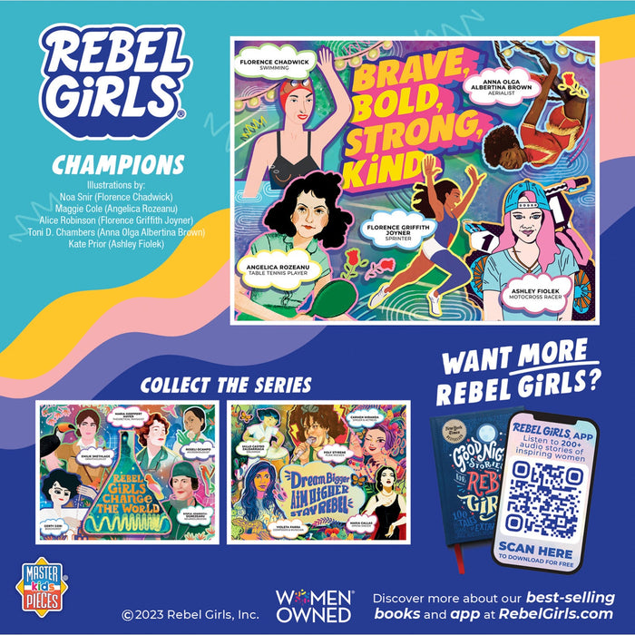 Rebel Girls - Champions 100 Piece Jigsaw Puzzle - Just $9.99! Shop now at Retro Gaming of Denver