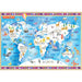 Hello, World! - World Map 60 Piece Wood Jigsaw Puzzle - for just $9.99! 