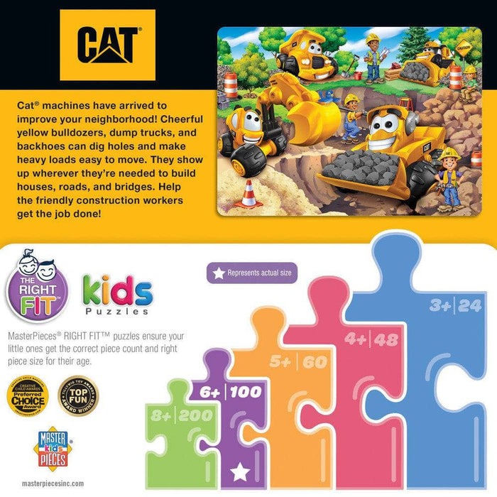 CAT - On the Job Site 100 Piece Jigsaw Puzzle - for just $12.99! 