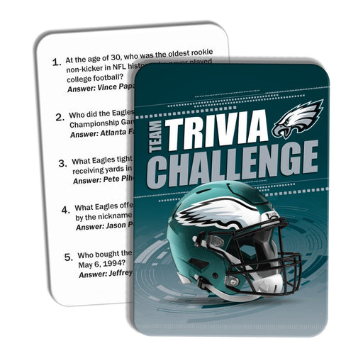 Philadelphia Eagles Trivia Challenge - Premium Card Games - Just $12.99! Shop now at Retro Gaming of Denver