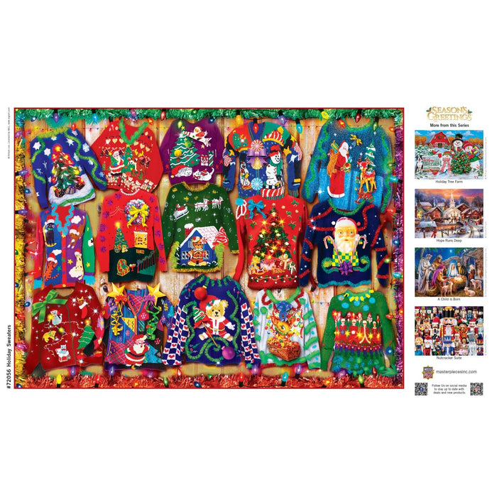 Season's Greetings - Holiday Sweaters 1000 Piece Jigsaw Puzzle - for just $12.99! 