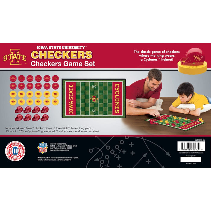 Iowa State Cyclones Checkers Board Game - for just $19.99! 