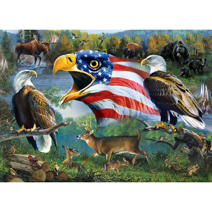 Mossy Oak - Freedom for All 1000 Piece Jigsaw Puzzle - for just $16.99! 