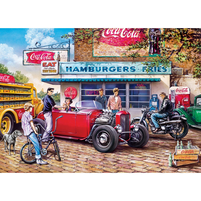 Coca-Cola - Hot Rods 1000 Piece Jigsaw Puzzle - Just $16.99! Shop now at Retro Gaming of Denver