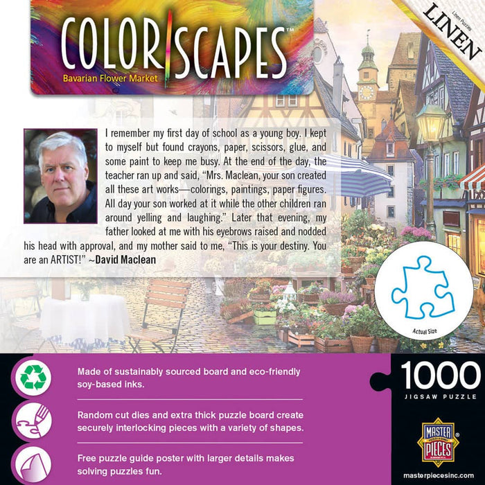 Colorscapes - Bavarian Flower Market 1000 Piece Jigsaw Puzzle - for just $16.99! 