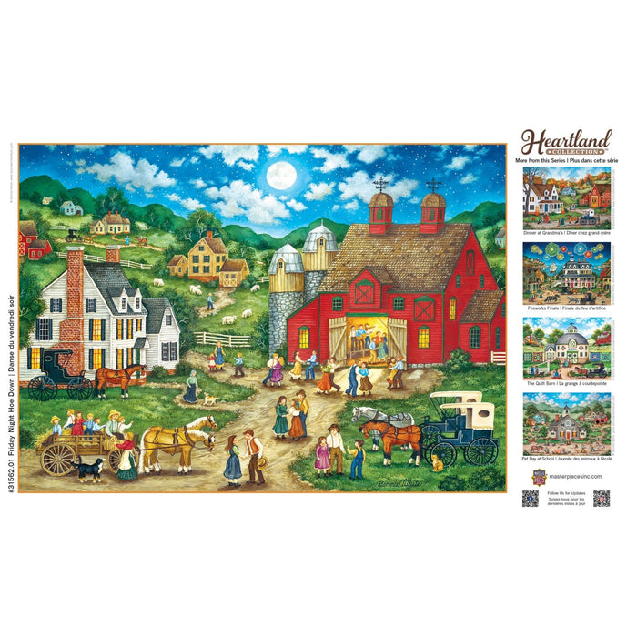 Heartland - Friday Night Hoe Down 500 Piece Jigsaw Puzzle - for just $14.99! 