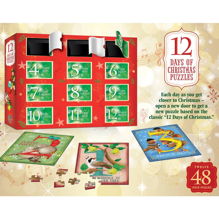 12 Days of Christmas Jigsaw Puzzles - Advent Calendar - for just $24.99! 