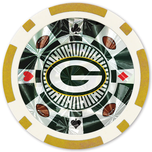 Green Bay Packers 20 Piece Poker Chips - Just $5.99! Shop now at Retro Gaming of Denver