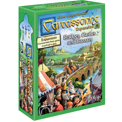 Carcassonne: Expansion 8 - Bridges, Castles & Bazaars - for just $19.99! 