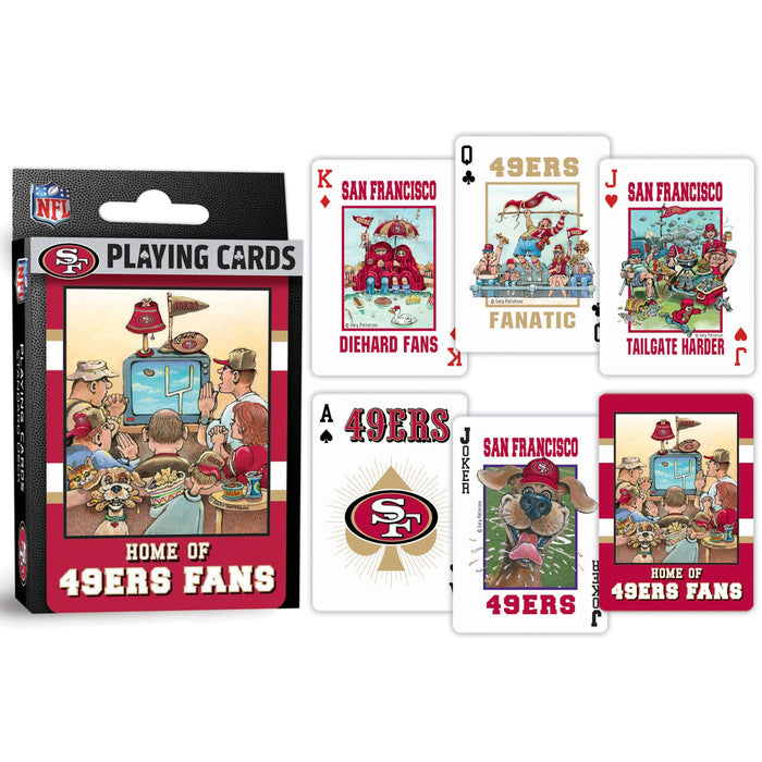 San Francisco 49ers Fan Deck Playing Cards - 54 Card Deck - Just $6.99! Shop now at Retro Gaming of Denver