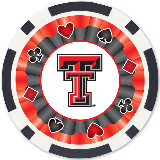 Texas Tech Red Raiders 100 Piece Poker Chips - Premium Poker Chips & Sets - Just $29.99! Shop now at Retro Gaming of Denver