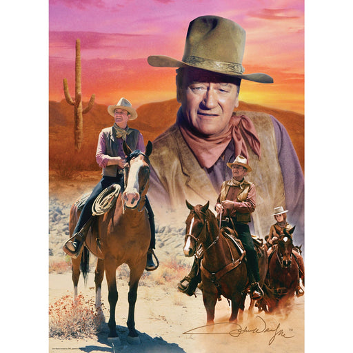 John Wayne Collection - The Cowboy Way 1000 Piece Jigsaw Puzzle - Just $16.99! Shop now at Retro Gaming of Denver