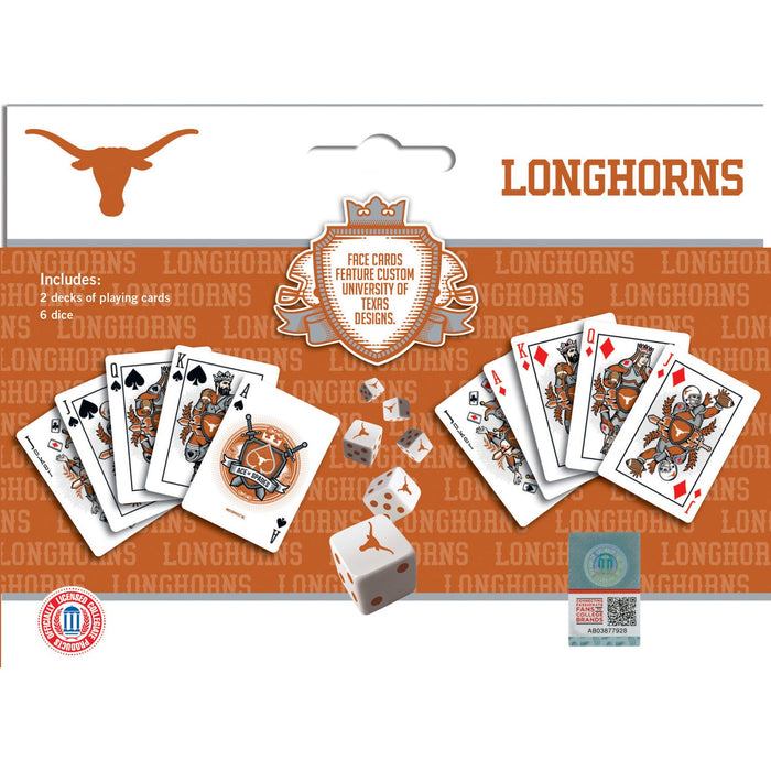 Texas Longhorns - 2-Pack Playing Cards & Dice Set - Just $19.99! Shop now at Retro Gaming of Denver