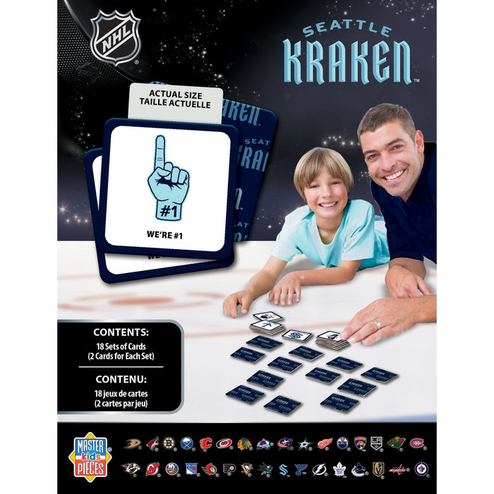 Seattle Kraken Matching Game - Just $12.99! Shop now at Retro Gaming of Denver