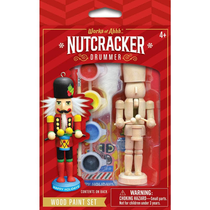 Nutcracker Drummer Ornament Wood Paint Kit - for just $7.99! 
