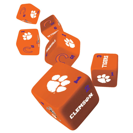 Clemson Tigers Dice Set - 19mm - Premium Dice & Cards Sets - Just $7.99! Shop now at Retro Gaming of Denver