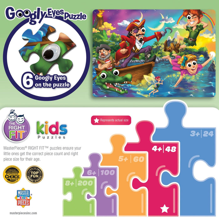 Googly Eyes - Peter Pan 48 Piece Jigsaw Puzzle - for just $12.99! 