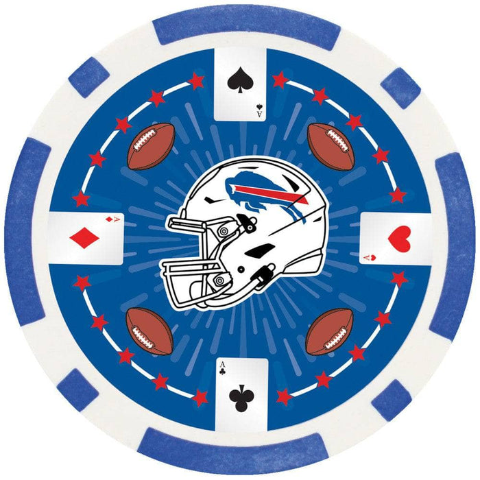 Buffalo Bills 100 Piece Poker Chips - for just $29.99! 