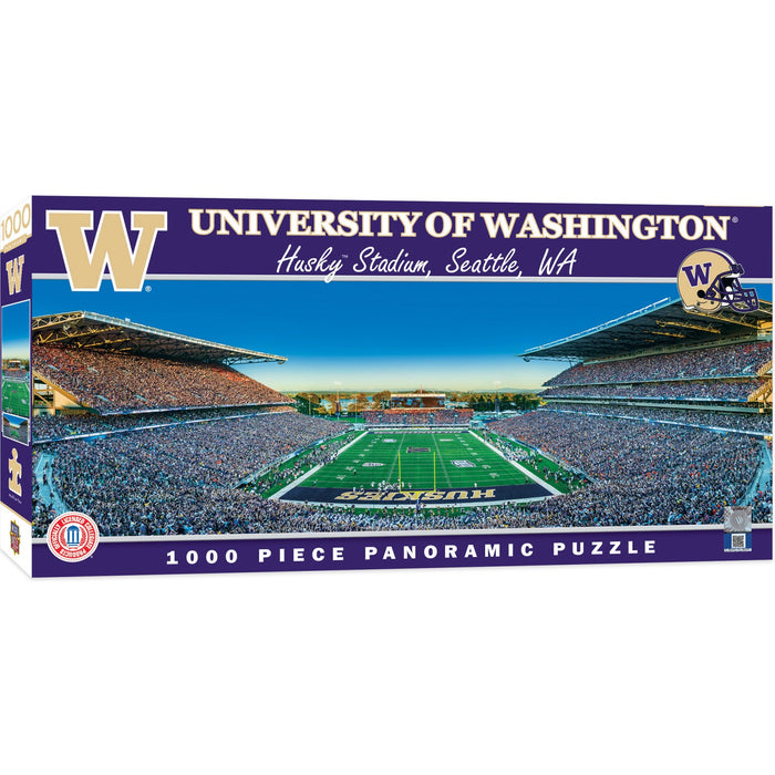 Washington Huskies - 1000 Piece Panoramic Jigsaw Puzzle - Just $19.99! Shop now at Retro Gaming of Denver