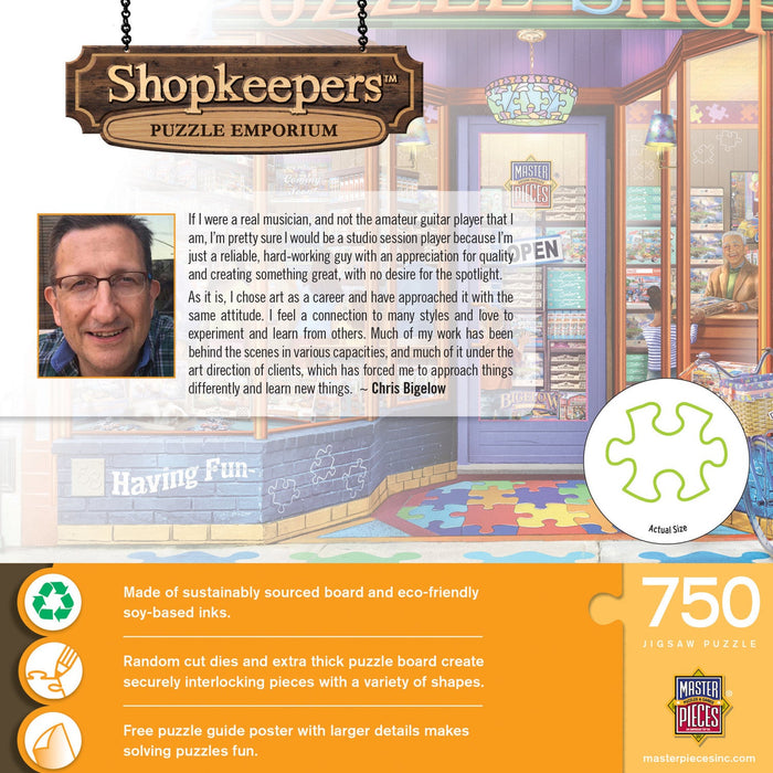 Shopkeepers - Puzzle Emporium 750 Piece Jigsaw Puzzle - Just $14.99! Shop now at Retro Gaming of Denver