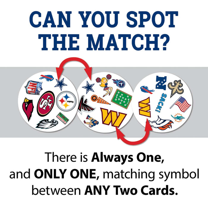 NFL - League Spot It! Card Game - for just $19.99! 