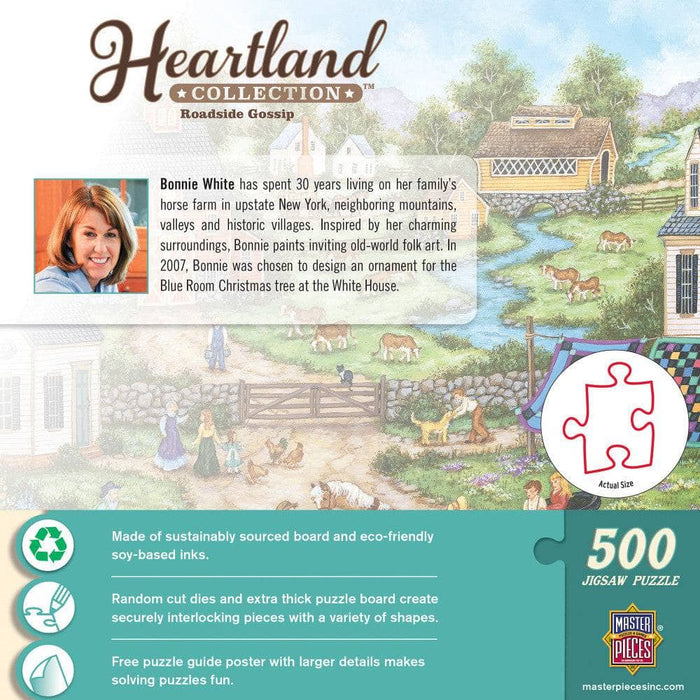 Heartland - Roadside Gossip 500 Piece Jigsaw Puzzle - for just $14.99! 