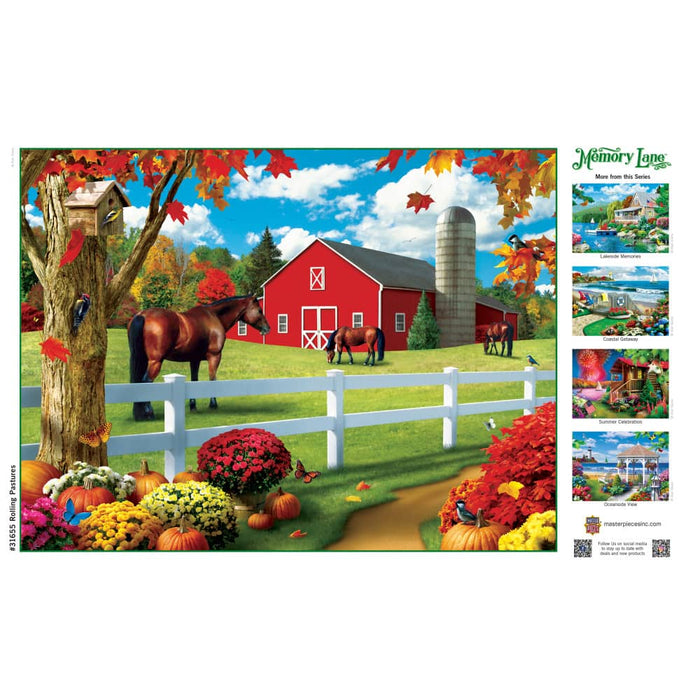 Memory Lane - Rolling Pastures 300 Piece EZ Grip Jigsaw Puzzle - for just $14.99! 