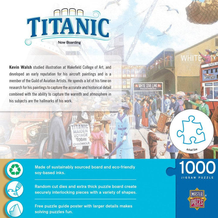 Titanic - Now Boarding 1000 Piece Jigsaw Puzzle - for just $16.99! 