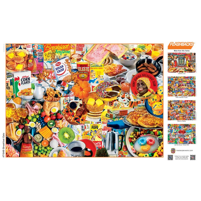 Flashbacks - Breakfast Eats 1000 Piece Jigsaw Puzzle - for just $16.99! 
